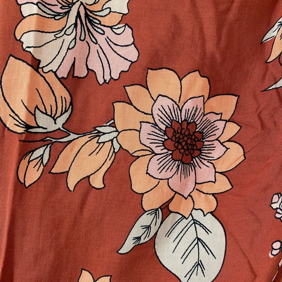 Free People Floral Wrap Midi Skirt NWT - Picture 6 of 14